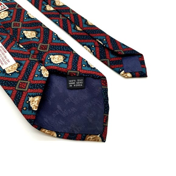 Ali Knock Out Neckwear Mens Tie Accessory Work Casual Dad Gift CDC Measles - Picture 4 of 5